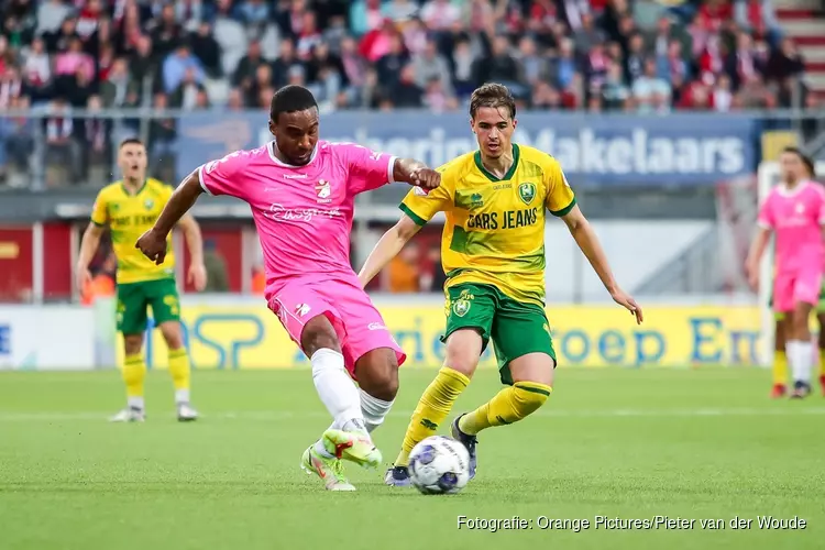 FC Emmen geeft titel extra glans met zege op ADO Den Haag