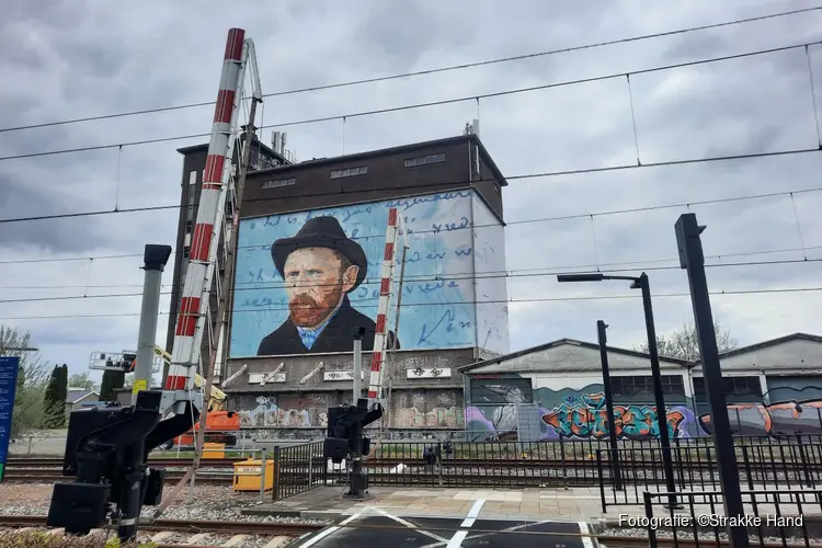 Van Gogh op silo Nieuw-Amsterdam